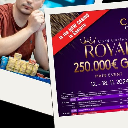 Heti élő póker jelentés – 2024/46. hét – €250k a Card Casinoban, Boerni-siker Albániában