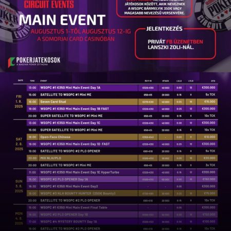 Nyereményjáték: 2db €350 beülőt sorsolunk ki a Skill Poker Master €500.000 garantált főversenyére